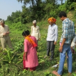 Planting herbs in the Himalayas